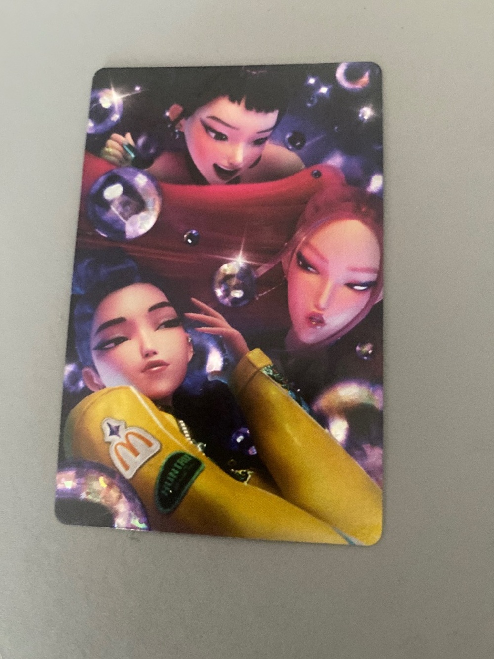 Kpop trio demon hunters card